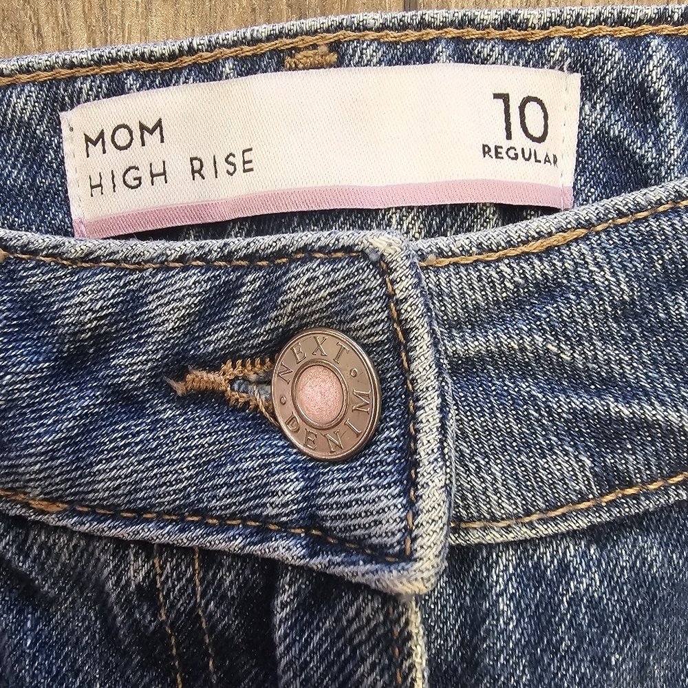 Jeans, Mom, Casual, Office, School, Denim, Vacation, Straight, Pants, Festival - Picture 3 of 4